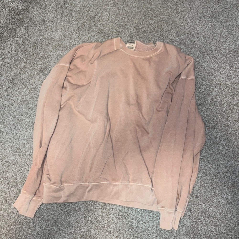 tan crewneck
